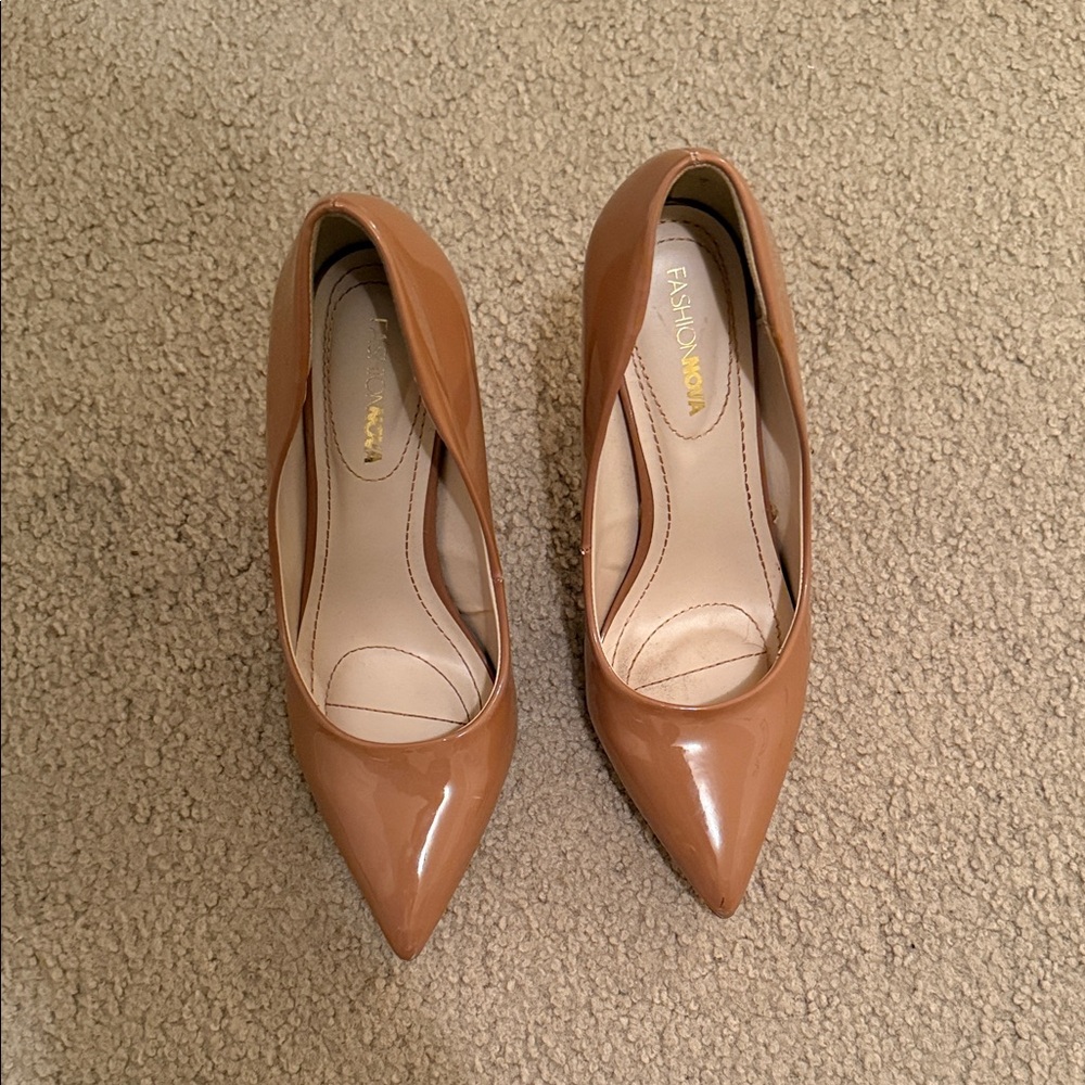 Leather Heels pumps